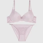 ست شورت و سوتین اسفنجی یاسی