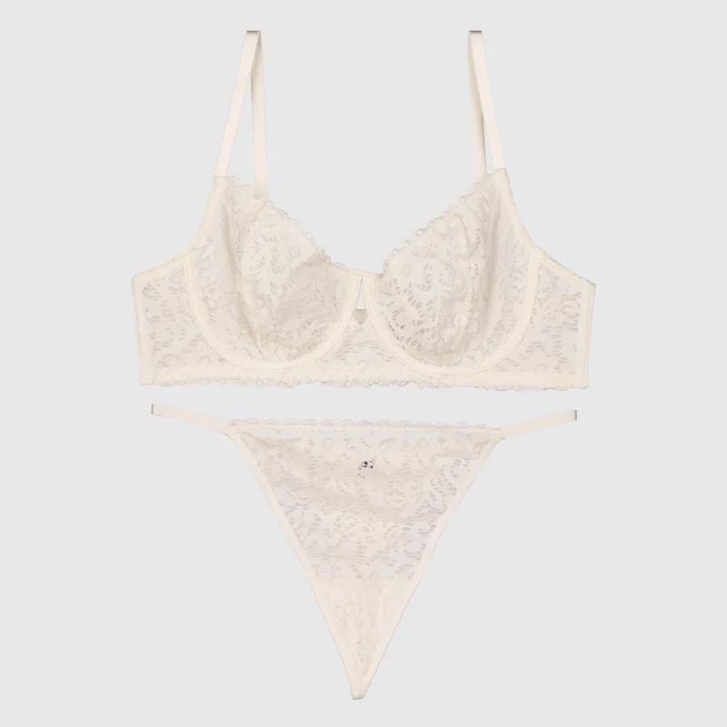 ست شورت و سوتین گیپور nbb